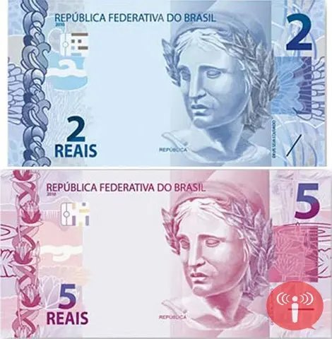 Novas cédulas de R$ 2 e R$ 5 começam a circular