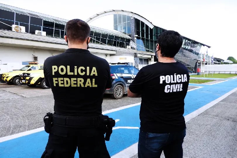 PC e PF realizam fiscaliza&ccedil;&atilde;o no aeroporto de Joinville