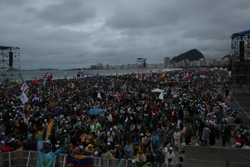 Jornada Mundial da Juventude inicia com chuva