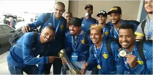 Equipe do Brusque chegou na manh&atilde; desta segunda em solo catarinense