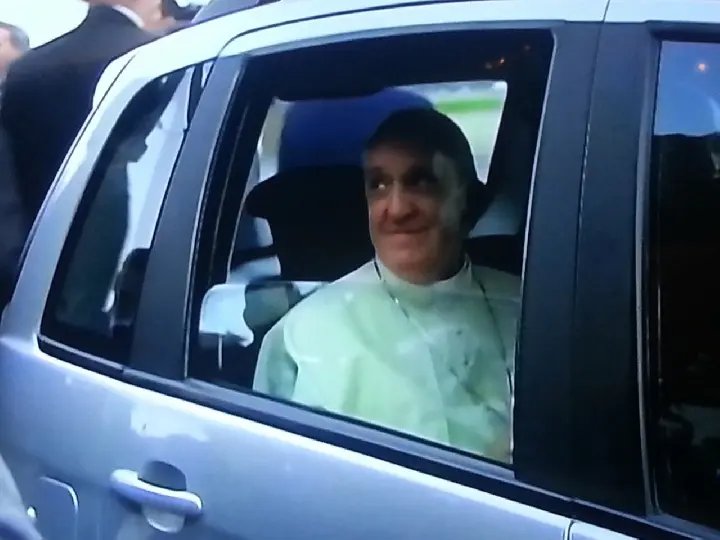Agenda papal cheia de compromissos