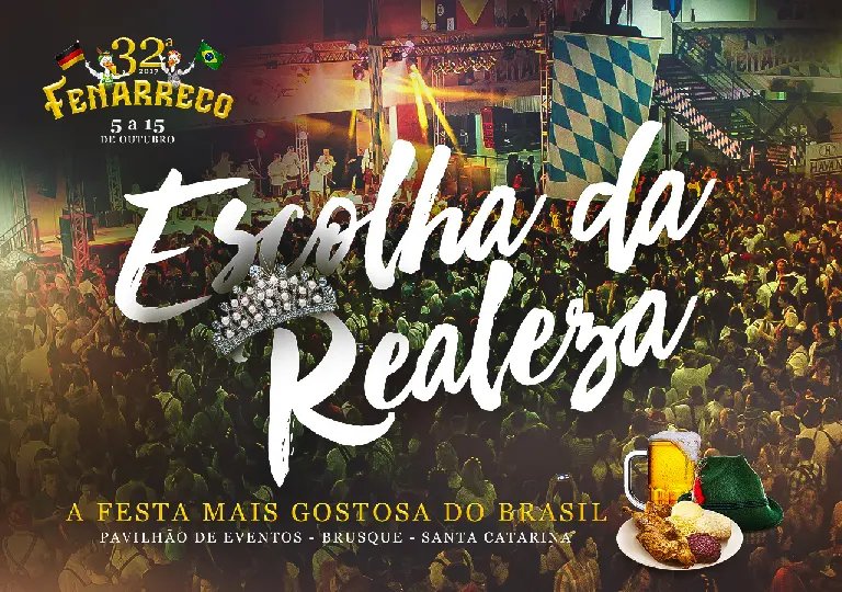 Segunda-feira abrem as inscrições para escolha da realeza da 33ª Fenarreco