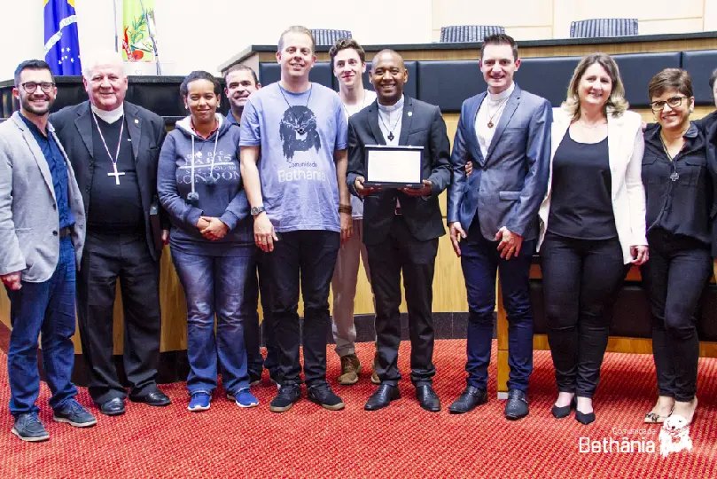 Alesc homenageia Comunidade Beth&acirc;nia