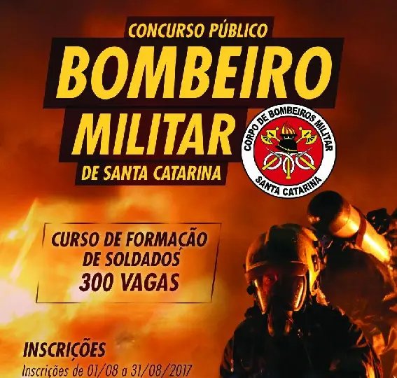 Corpo de Bombeiros Militar abre inscrições para ingresso de soldados