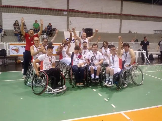 Brusque sediou Estadual de Basquete Sobre Rodas