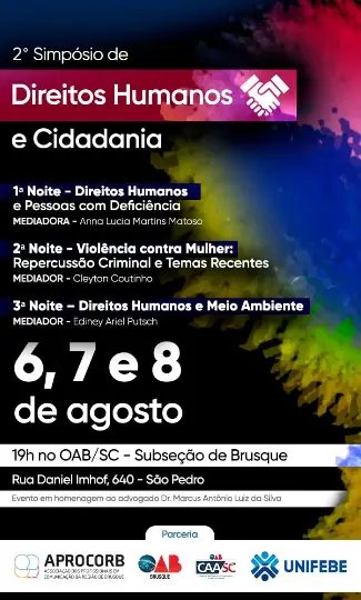 2&ordm; Simp&oacute;sio de Direitos Humanos e Cidadania  come&ccedil;a nesta ter&ccedil;a-feira
