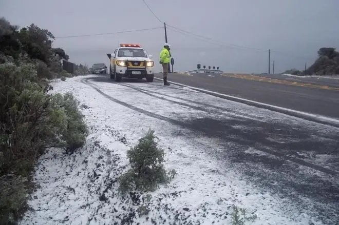  PMRv alerta para interdição de rodovias em função de possível ocorrência de neve