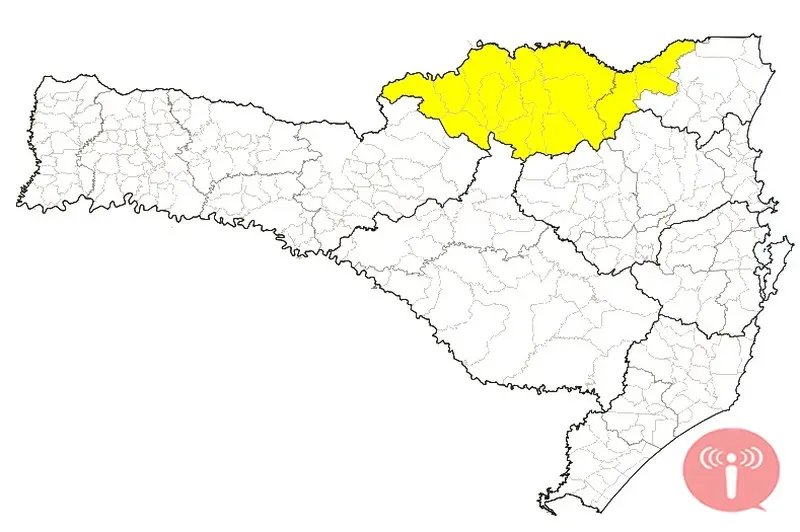 Oito cidades catarinenses em situação de emergência