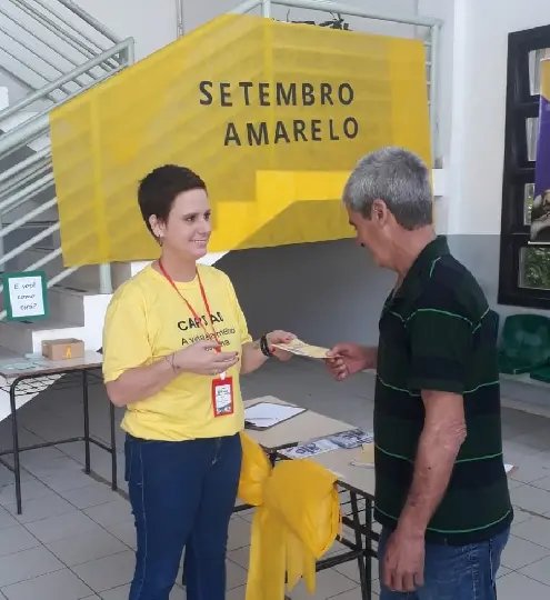 Sa&uacute;de promove a&ccedil;&otilde;es em alus&atilde;o ao Setembro Amarelo