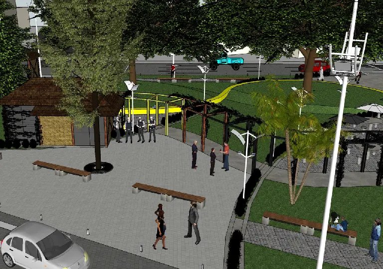 Prefeitura inicia revitalização da praça Barão de Schneeburg