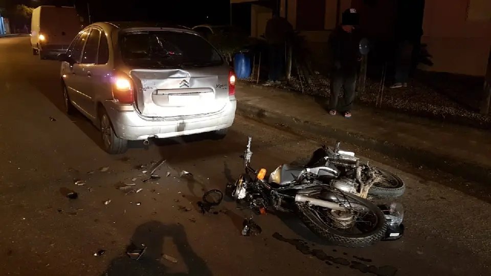 Em Guabiruba motociclista &eacute; conduzido ao hospital ap&oacute;s se envolver em acidente