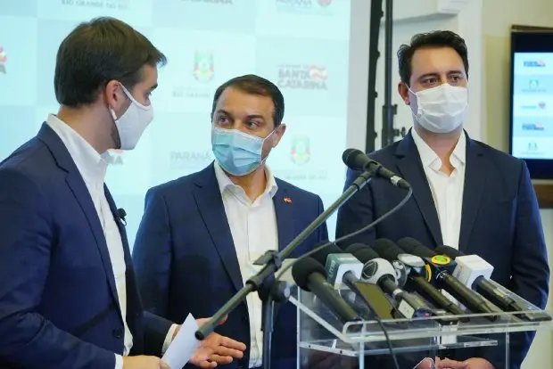Governadores do Sul anunciam medidas de coopera&ccedil;&atilde;o no enfrentamento da pandemia