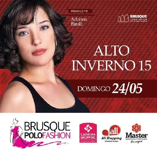 Atriz Adriana Birolli estará no Brusque Polo Fashion
