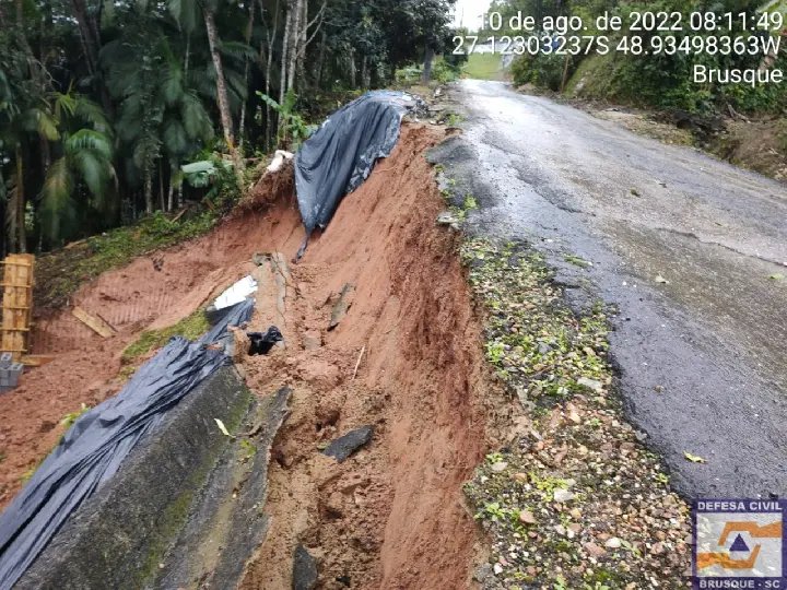 &Oacute;rg&atilde;o alerta para alagamentos, deslizamentos e enxurradas