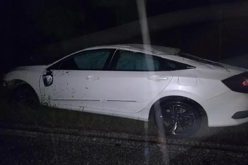 Ve&iacute;culo capota na rodovia Gentil Archer