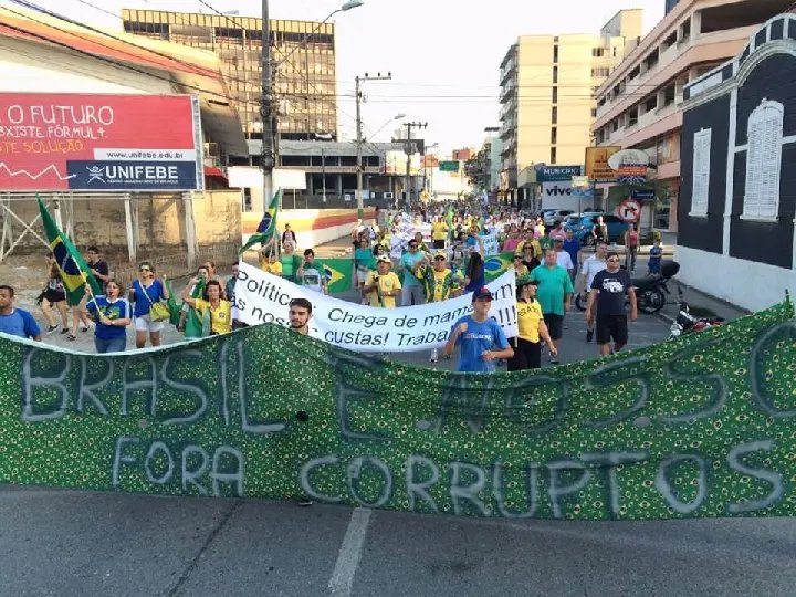Manifesto em Brusque frustrou organizadores