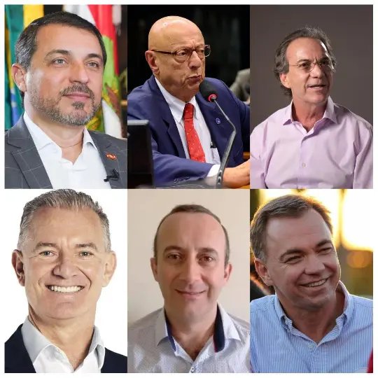 Seis nomes a governador j&aacute; est&atilde;o confirmados
