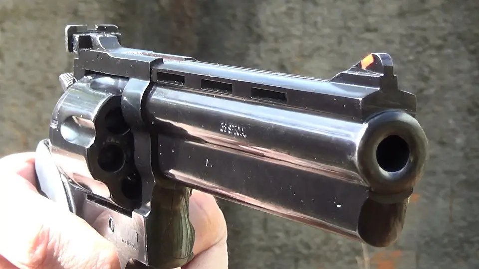 Arma recém comprada leva homem para a DP