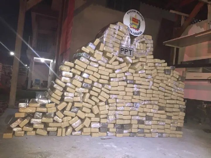 Operação termina com apreensão de R$ 1 milhão em drogas