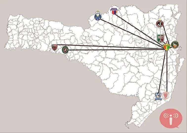 Brusque FC rodará mais de 4 mil km