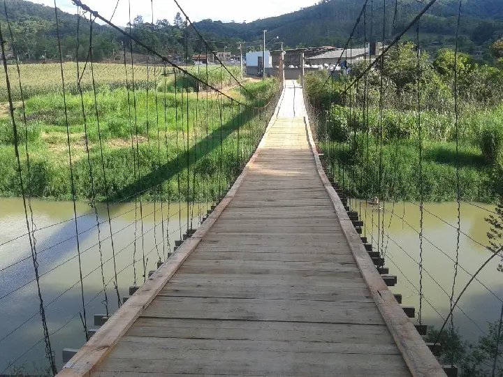 Reformas na ponte pênsil que liga Guabiruba e Brusque estão concluídas