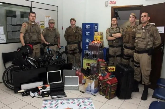Mais produtos de furto são reconhecidos em caso de Guabiruba
