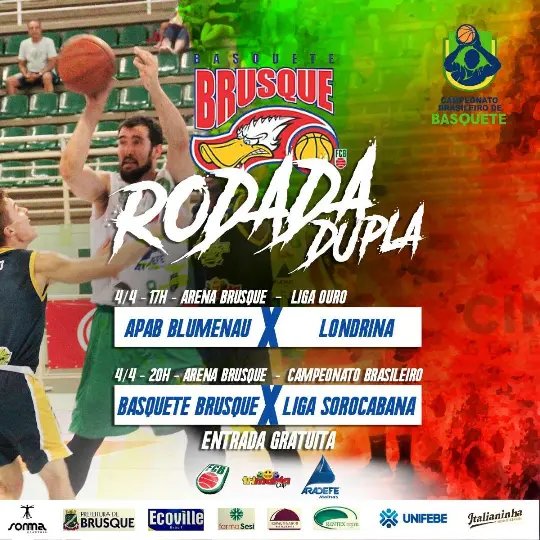 Brusque Basquete encara a Liga Sorocabana nesta quinta