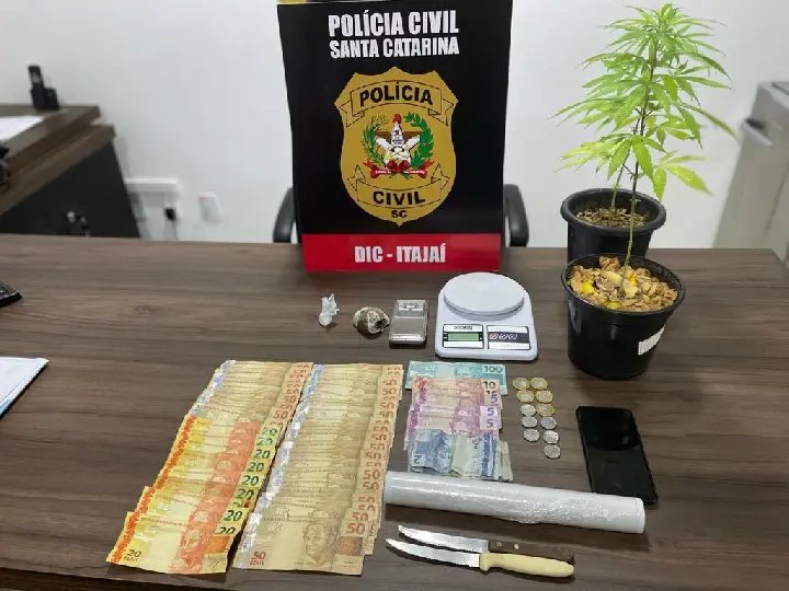 Suspeito por tr&aacute;fico de drogas e corrup&ccedil;&atilde;o de menores &eacute; preso 