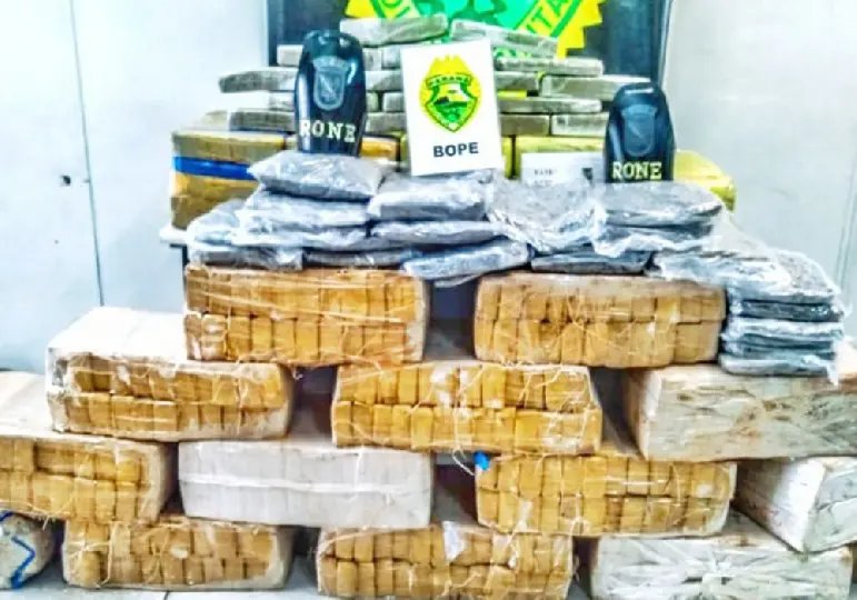 Catarinense &eacute; preso com mais de 400kg de maconha no Paran&aacute;