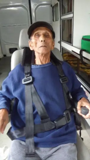 Idoso é reconhecido e levado para abrigo