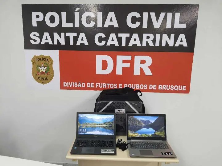 Itens furtados em Brusque e Itapema s&atilde;o recuperados pela pol&iacute;cia