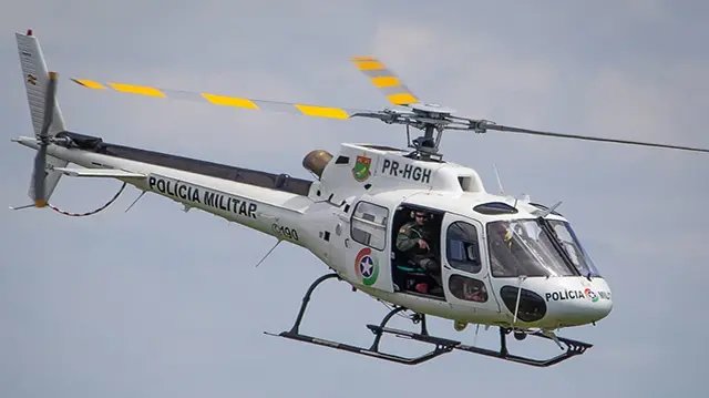 Assalto ao aeroporto: PM faz sobrevoo em Brusque