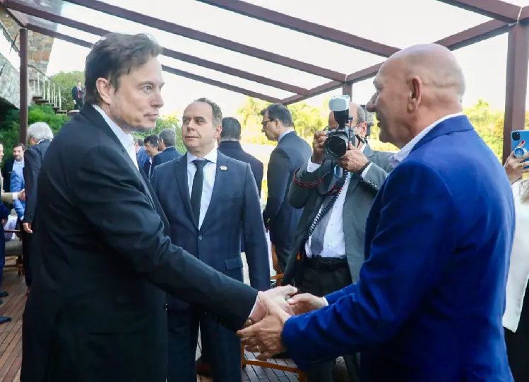 (V&iacute;deo) Luciano Hang participa de encontro com Elon Musk