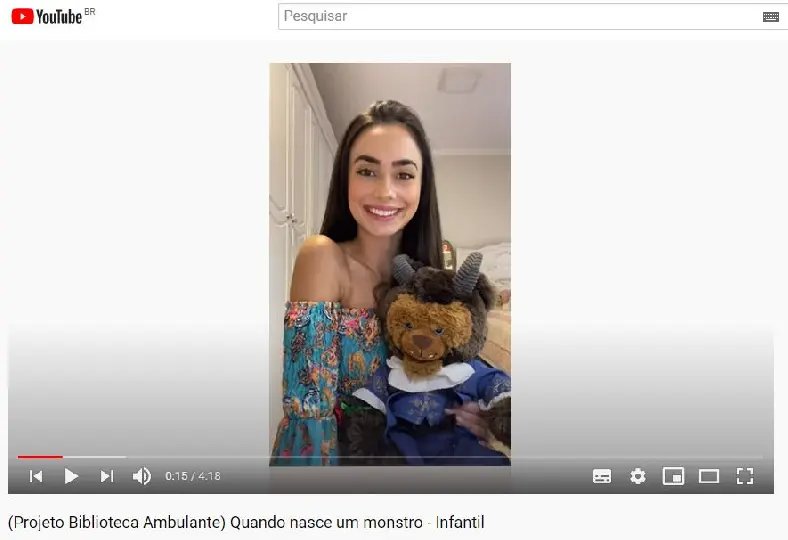 Projeto Biblioteca Ambulante UNIFEBE produz v&iacute;deos para o Youtube