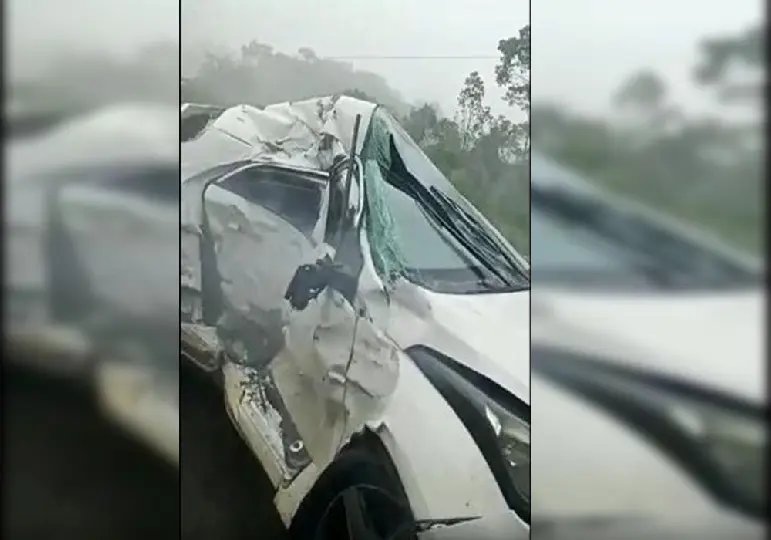 Casal morre em acidente de tr&acirc;nsito na SC-418