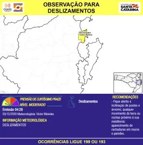 Chuva e vento causaram estragos no Estado 