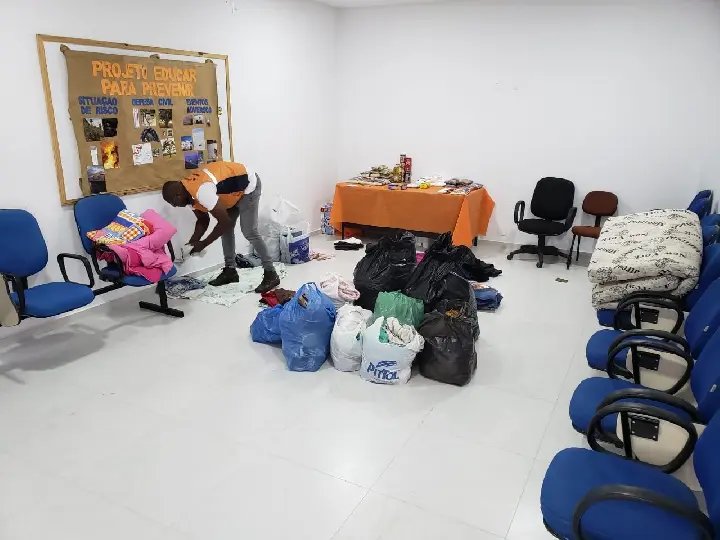 Primeiras doações começam a chegar