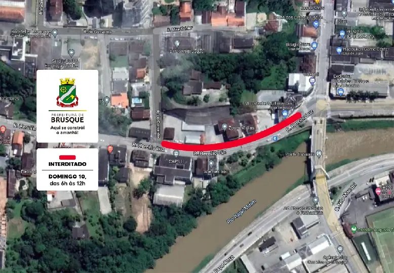 Rua Herc&iacute;lio Luz no Centro ser&aacute; interditada neste domingo 