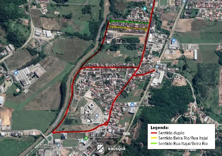 Prolongamento da Beira Rio volta a ter mão dupla no Santa Terezinha