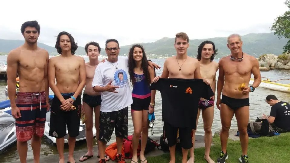 Atletas de Brusque participam da Travessia da Lagoa