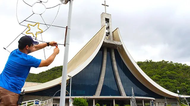 Natal Luz terá mais de 100 mil lâmpadas no Santuário Santa Paulina 
