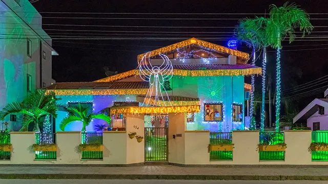 Weihnachtslichter: luzes de Natal