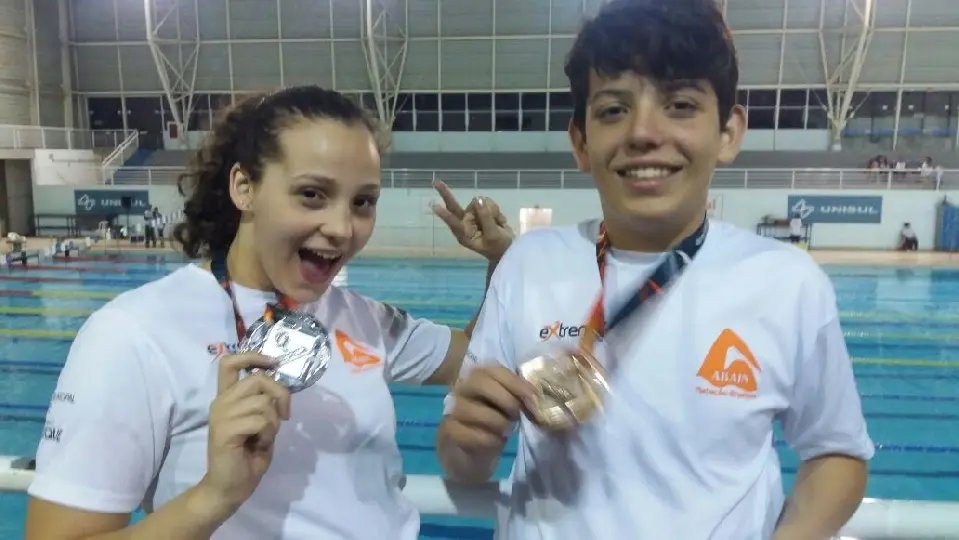 Natação de Brusque conquista duas medalhas na Olesc