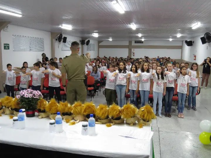 Proerd forma turmas na cidade de Botuverá