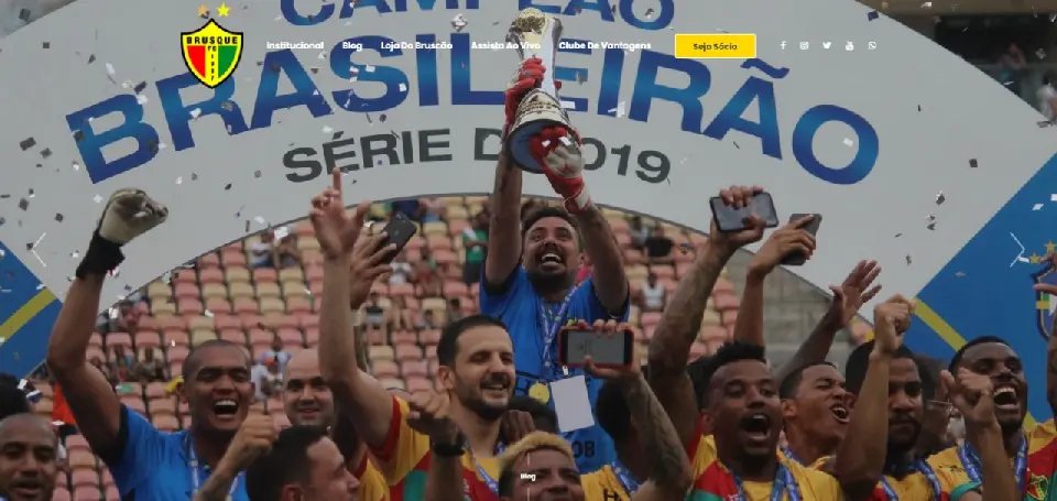 Brusque FC anuncia site oficial do clube
