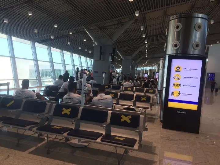 Brusque embarca de Fortaleza com destino ao Rio de Janeiro