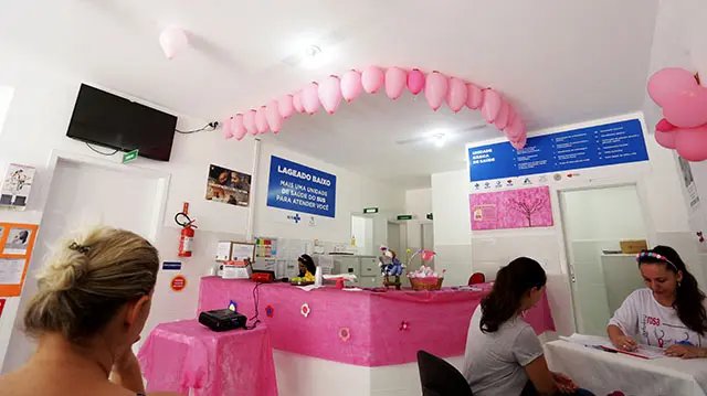Lageado Baixo: campanha Outubro Rosa
