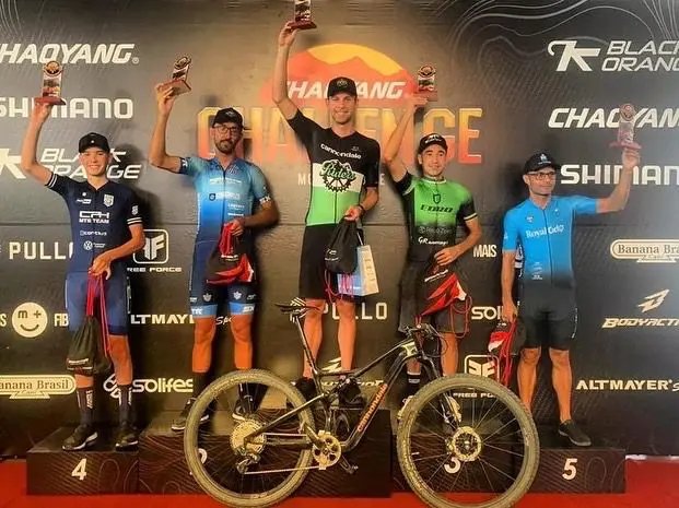 Ciclista brusquense vence etapa do Challenge MTB
