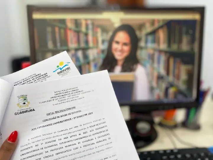 Guabiruba abre inscri&ccedil;&otilde;es para bolsa de estudos universit&aacute;ria