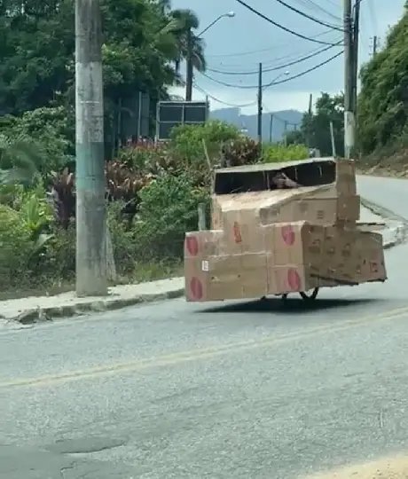 (V&Iacute;DEO) 'Caminh&atilde;o de papel&atilde;o' chama aten&ccedil;&atilde;o em Brusque